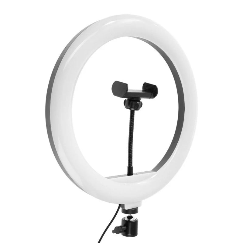 Anel de luz LED 32cm (13") Sem Tripé - Iluminação Profissional Ajustável para Fotos e Vídeos