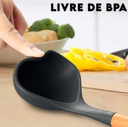 Utensílios de Cozinha de Silicone com 11 peças